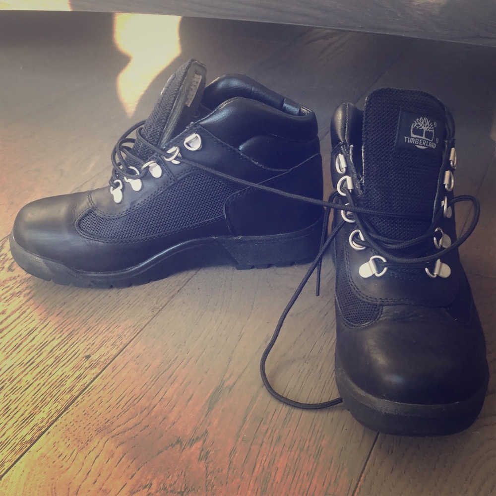 Timberland Black Waterproof Field Boots EU 39